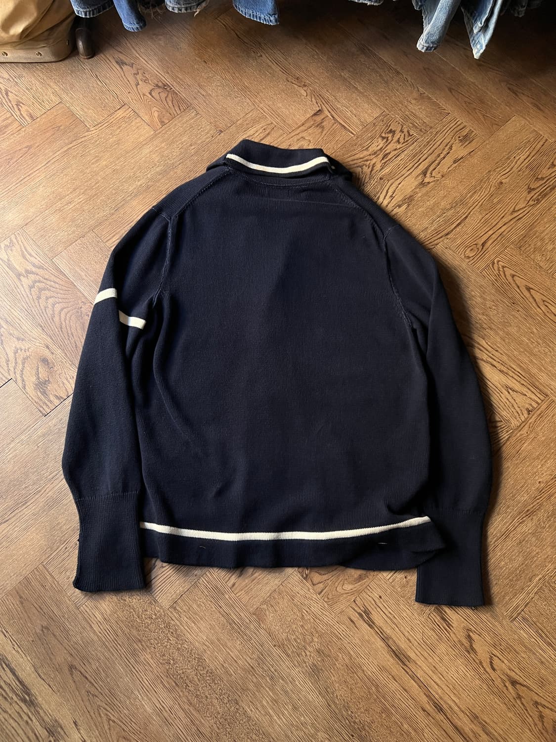 [2XL]폴로 랄프로렌 타이거 패치 네이비 레터맨 가디건 상품이미지8