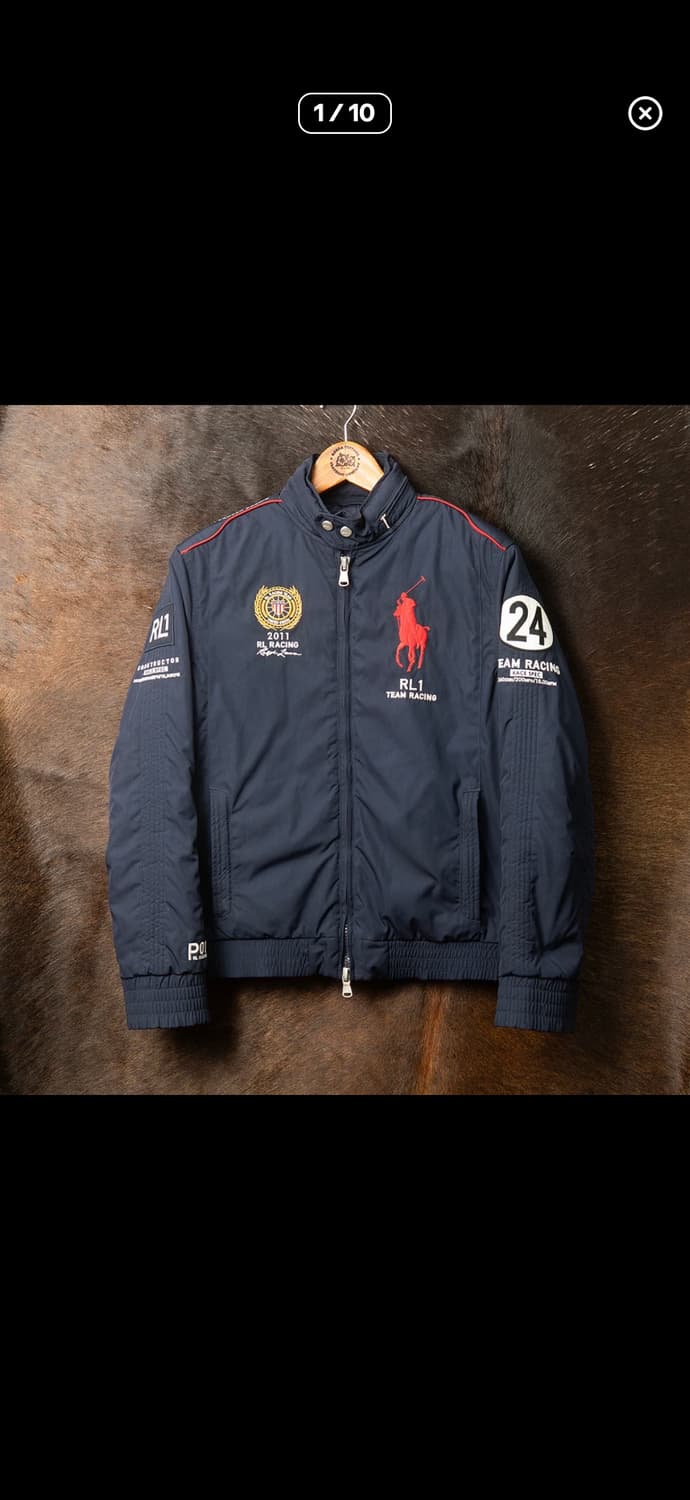 (m)폴로 랄프로렌 빅포니 usa팀 레이싱 자켓 상품이미지1