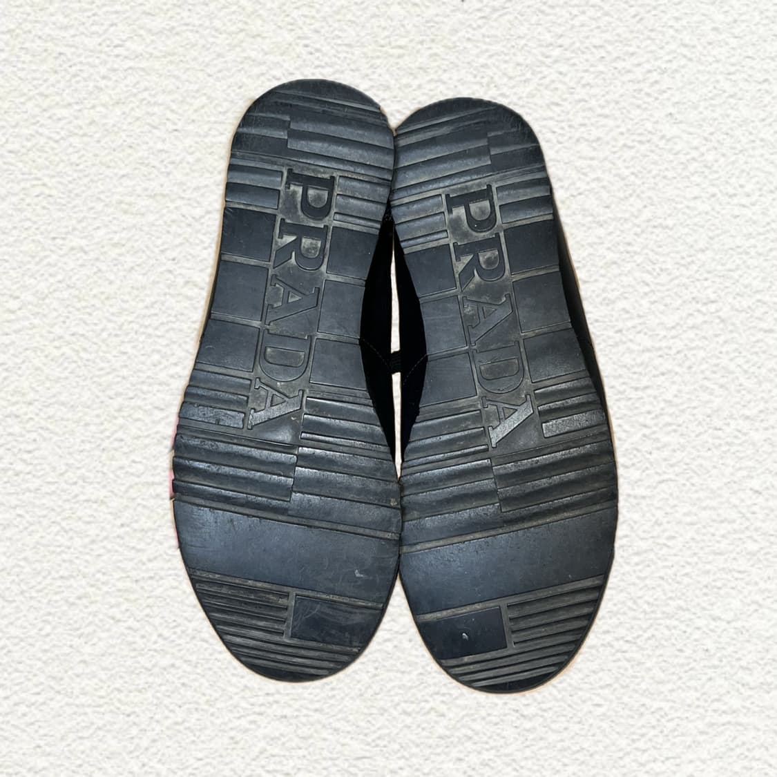 프라다 스포츠 블랙 가죽 스니커즈 260 (7사이즈) 상품이미지8