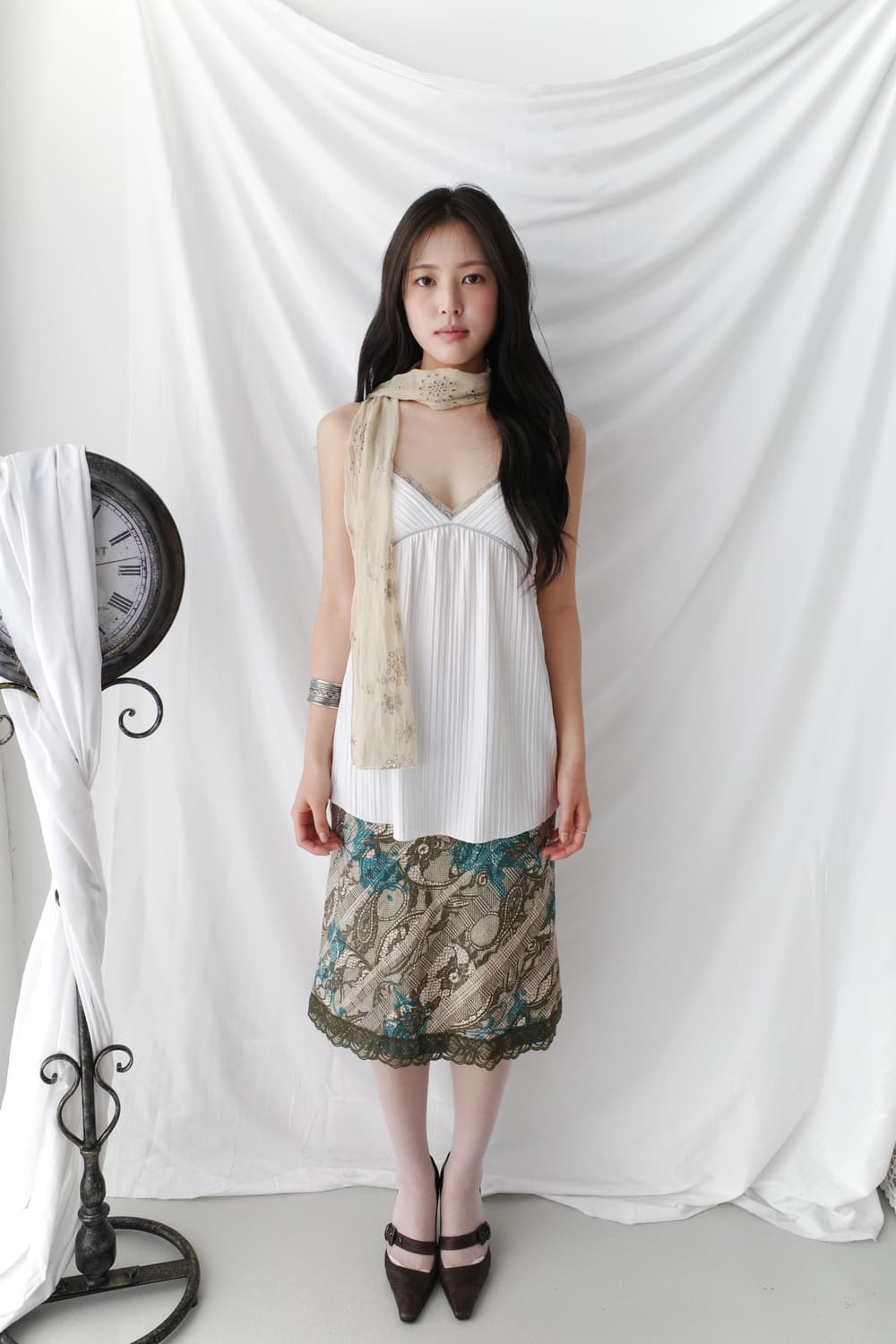 paisley lace skirt 상품이미지3
