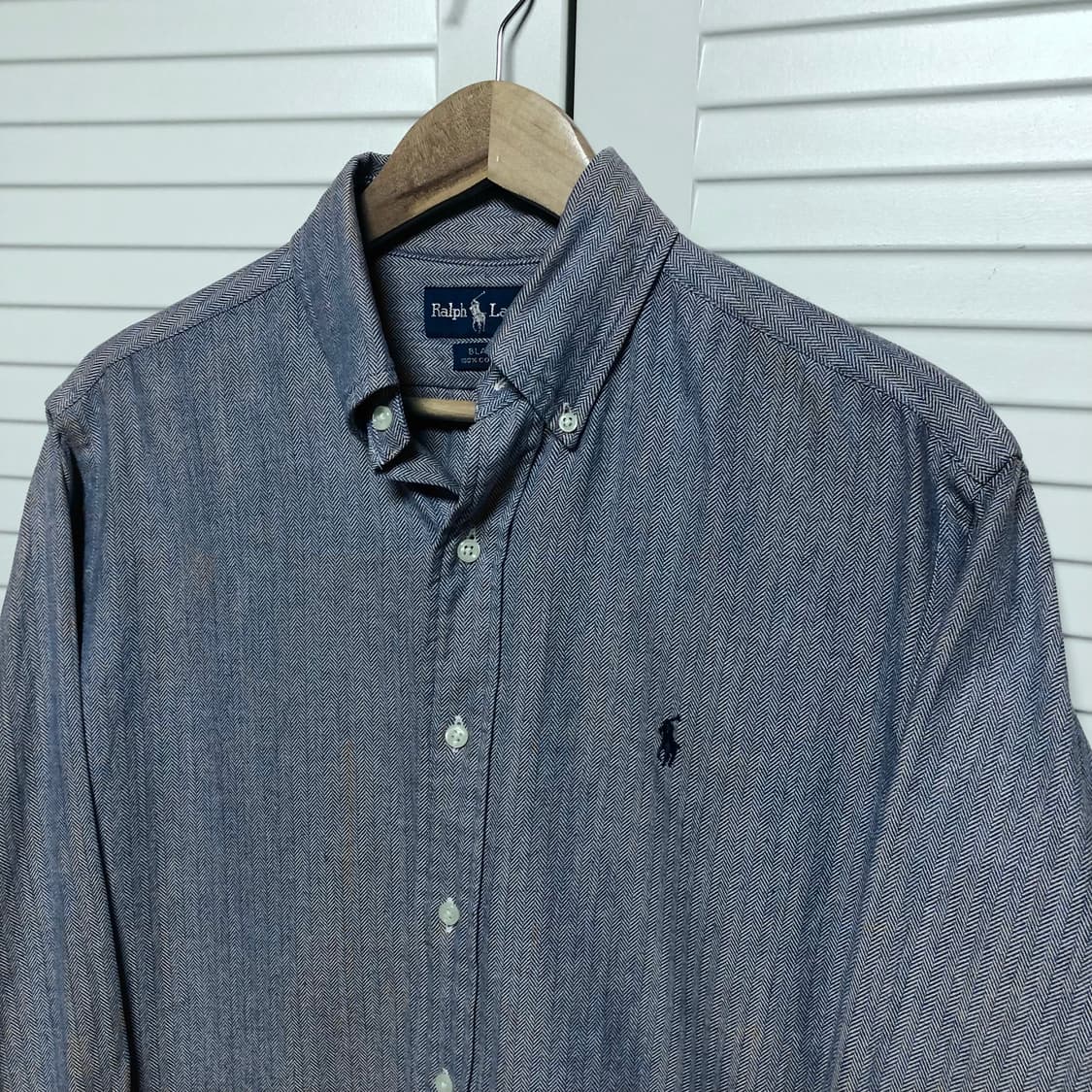 폴로 랄프로렌 헤링본 셔츠 깔끔 남성용 상품이미지2