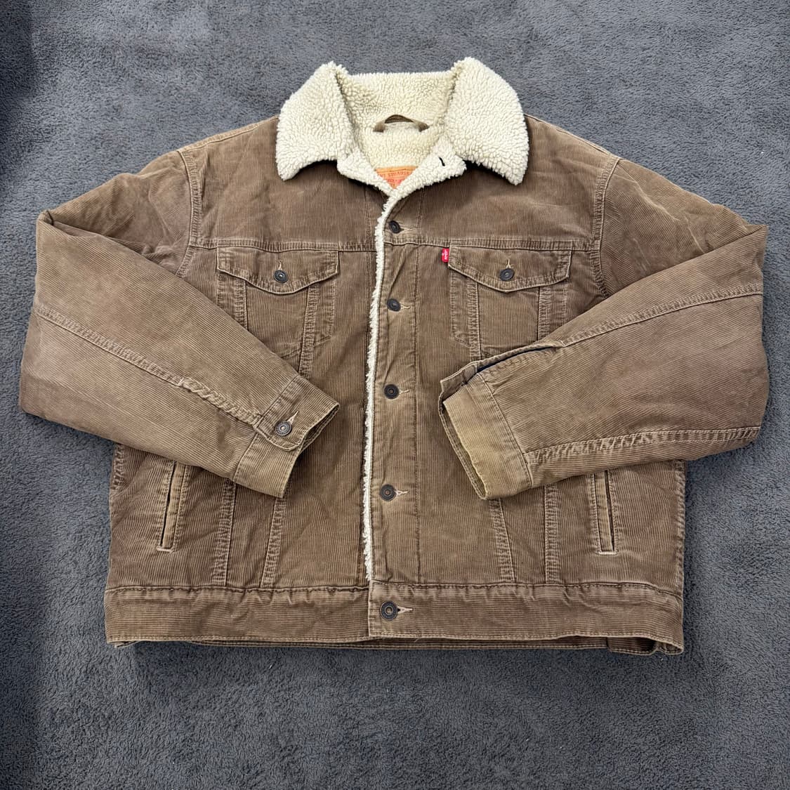 [ 정품/L ] 리바이스 코듀로이 쉐르파 트러커 자켓 상품이미지2