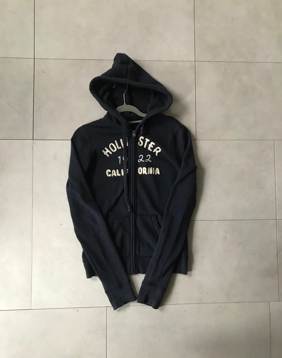 홀리스터 네이비 슬림핏 후드집업 상품이미지6