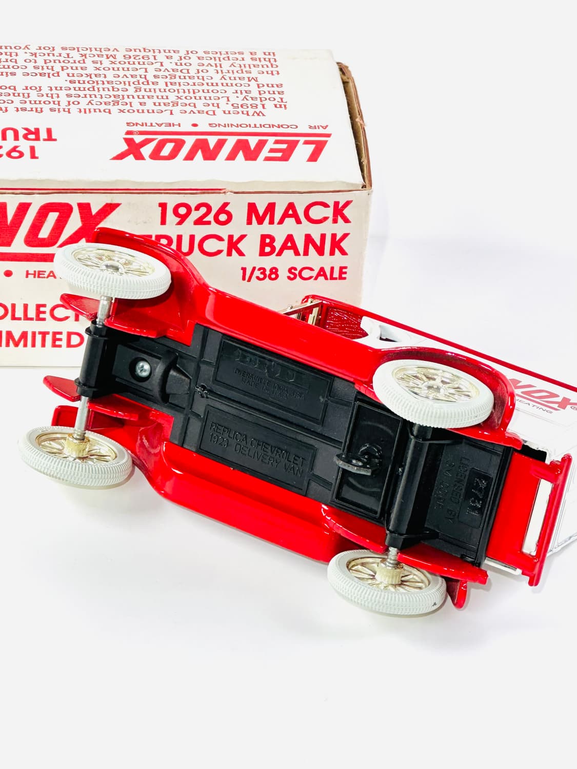 미국 빈티지 ERTL Lennox 1923 쉐보레 딜리버리 밴 저금통 상품이미지8