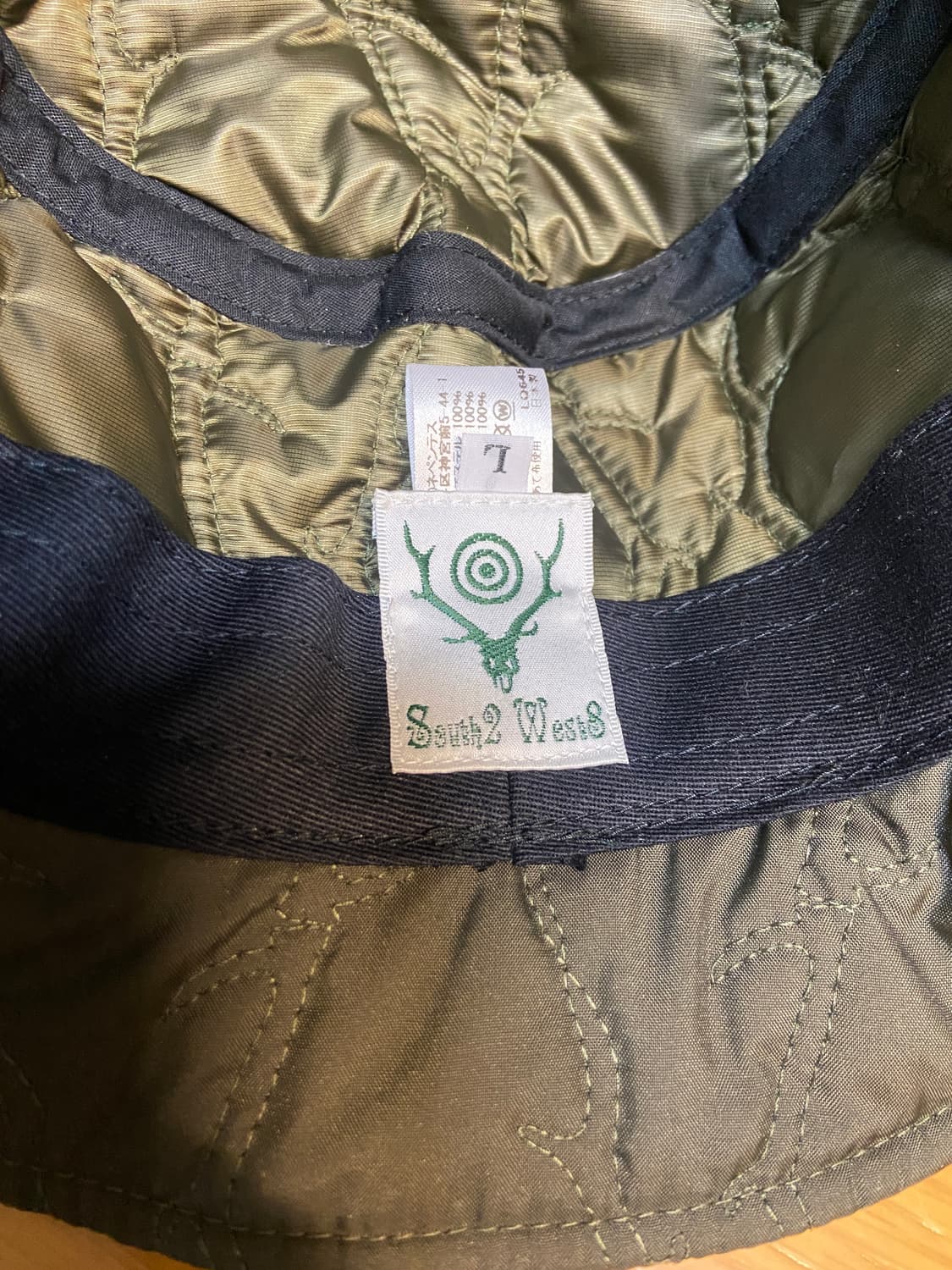 South2 West8 남이서팔 디어혼 퀼팅 버킷햇 L사이즈 상품이미지2