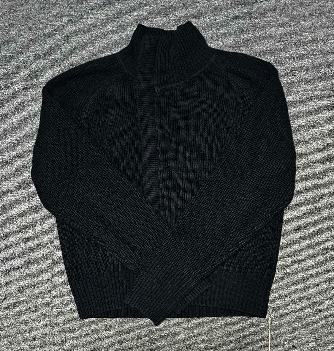 토니웩 사선 니트 집업 상품이미지3