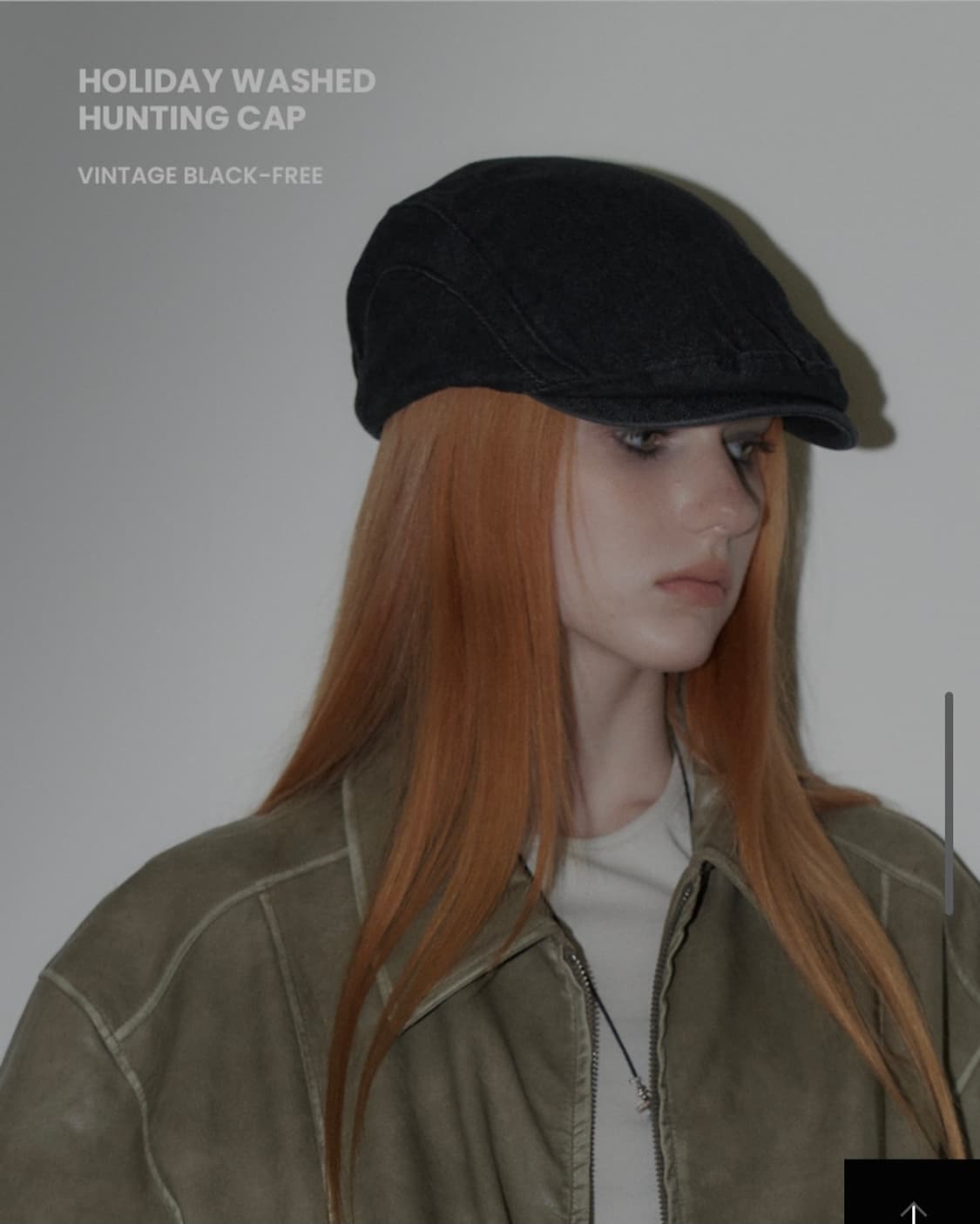 홀리데이 워시드 헌팅캡 상품이미지1