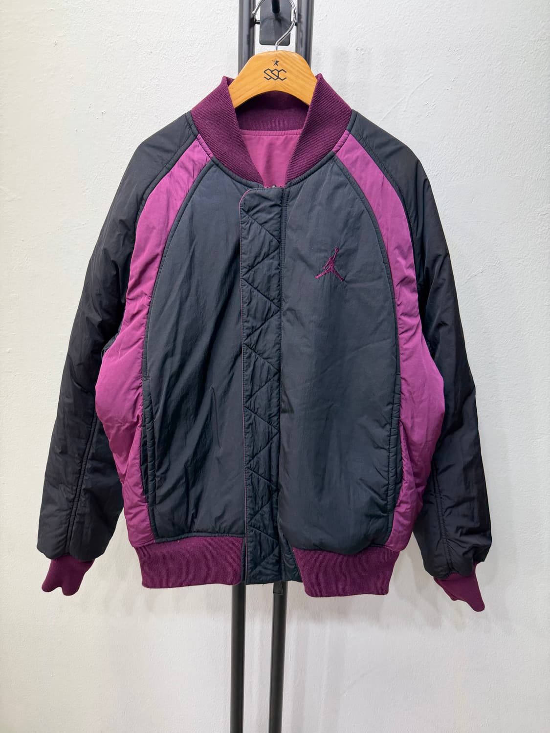 정품) 나이키 조던 남성 리버시블 양면 퀼팅 패딩 자켓 L 상품이미지1