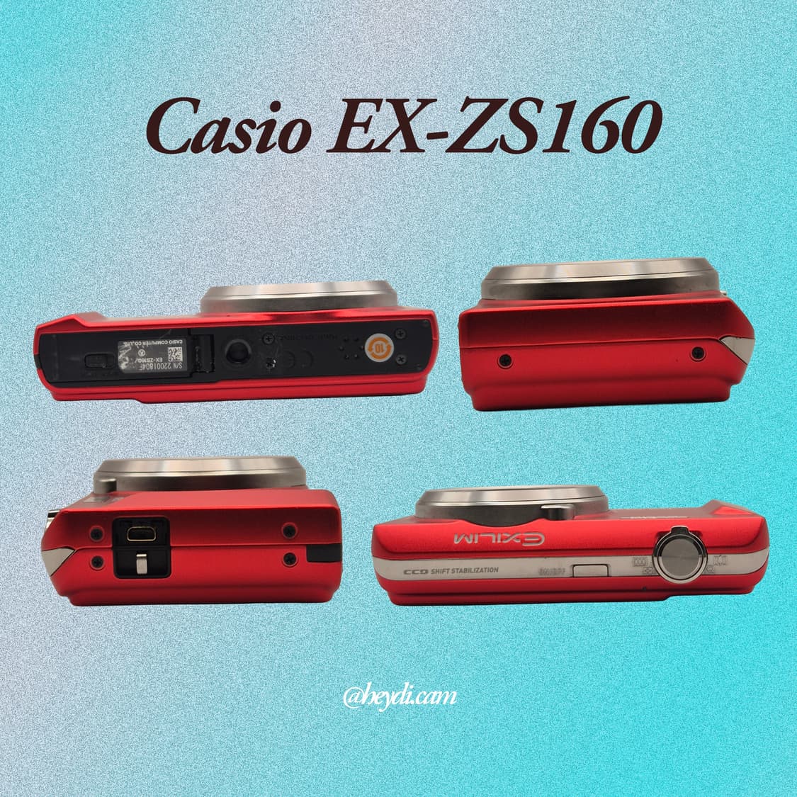 A급! (입문용 1등) 카시오 EX-ZS160 레드 상품이미지3