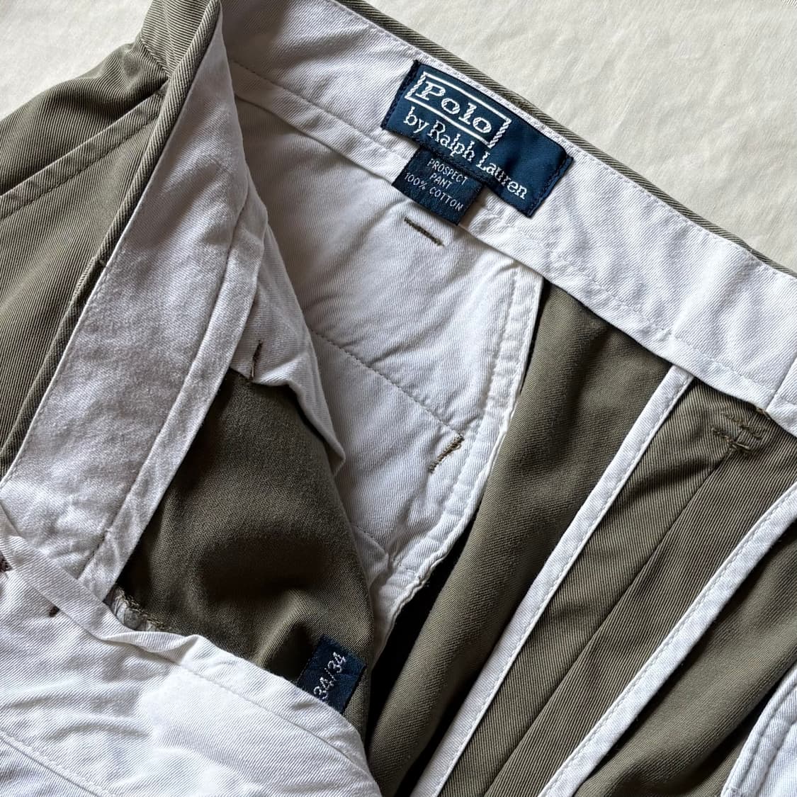 [34] 폴로 랄프로렌 PROSPECT 카키베이지 치노 팬츠 상품이미지5