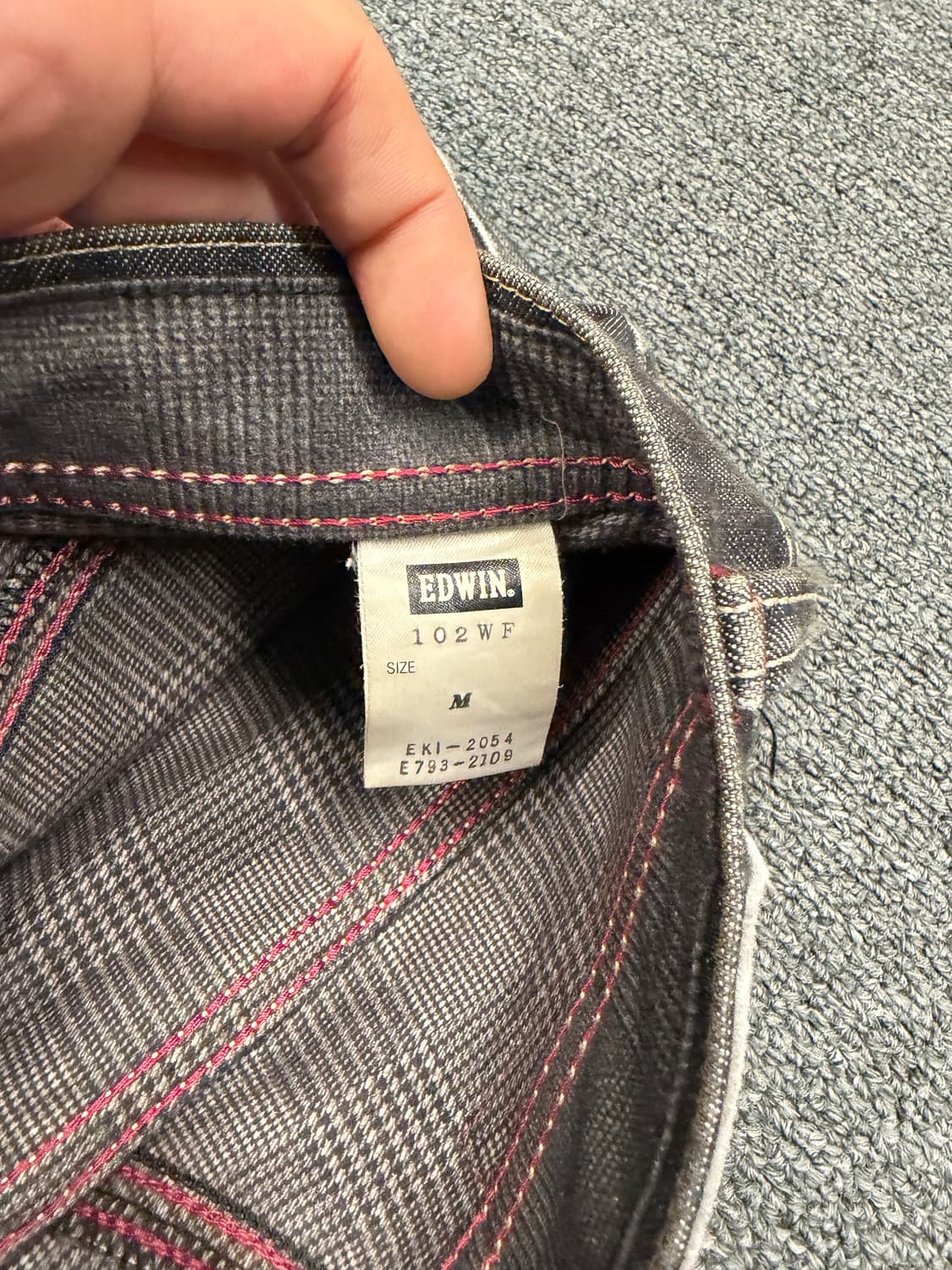 M)에드윈 빈티지 그레이 워싱 데님팬츠 상품이미지3