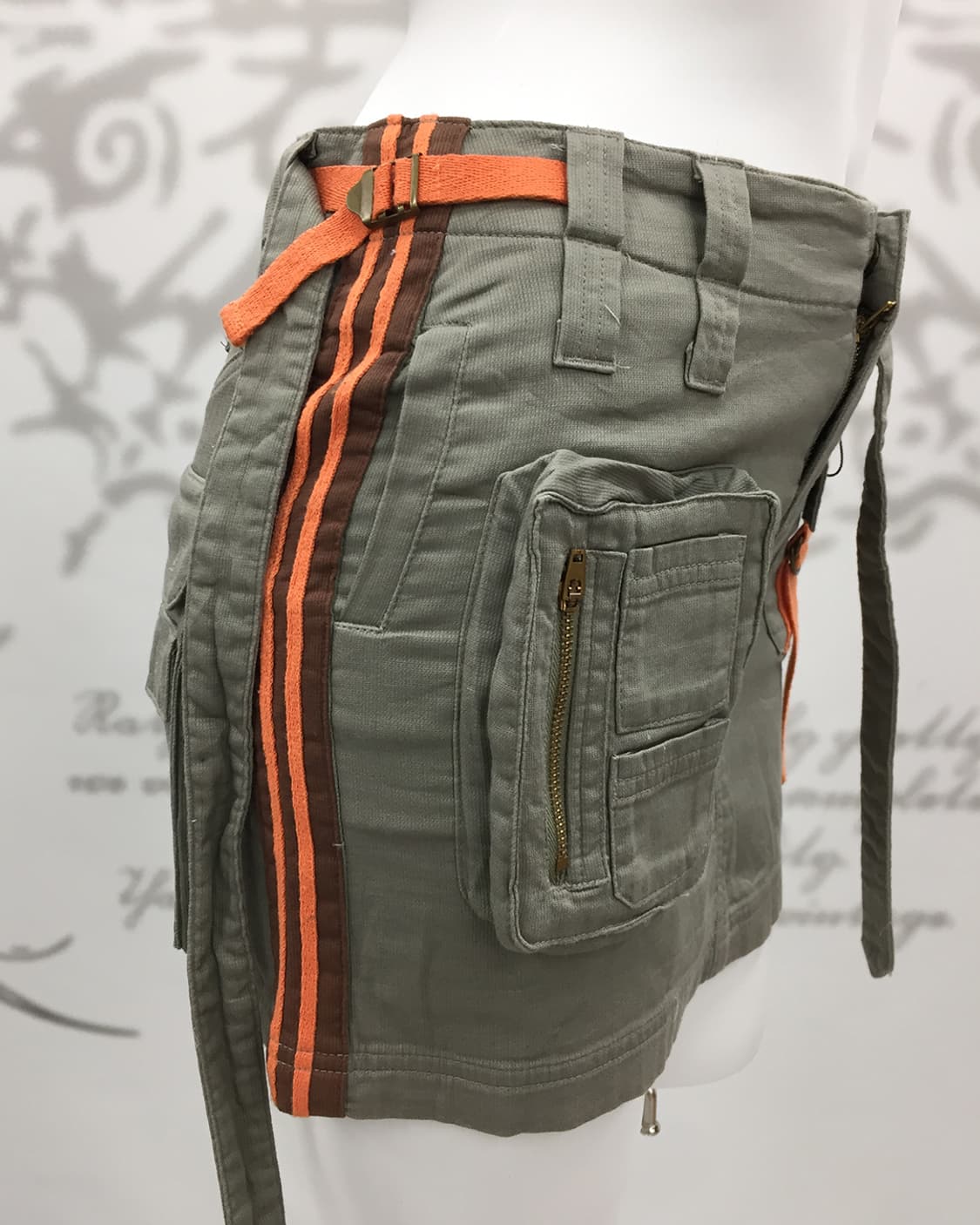 Y2K Utility Tech Belt Cargo Mini Skirt 상품이미지5