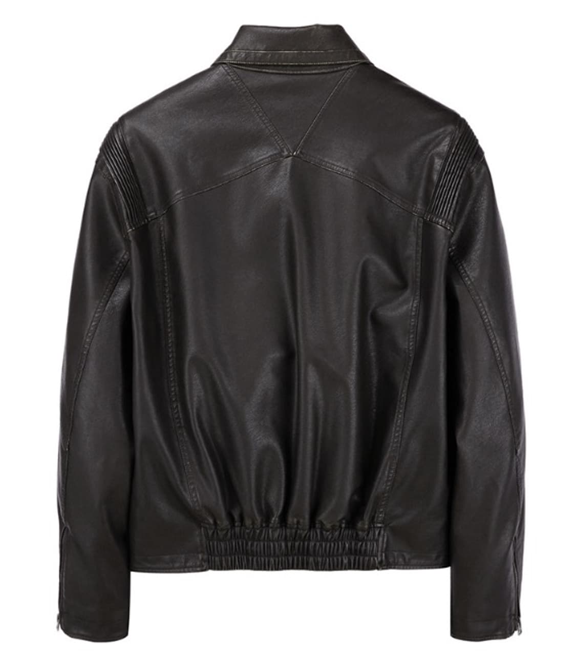 일꼬르소 워시드 페이크레더 점퍼 다크브라운 / L 상품이미지2