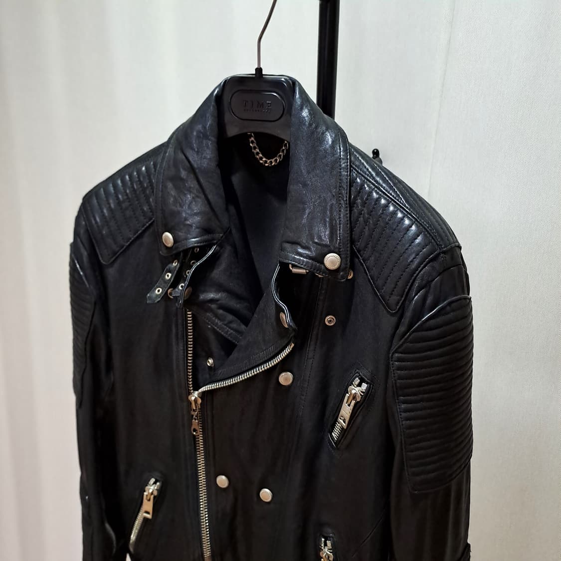 (택포) 프섬 스타일 이태리 양가죽 바이커 자켓 100-105 B145 상품이미지2