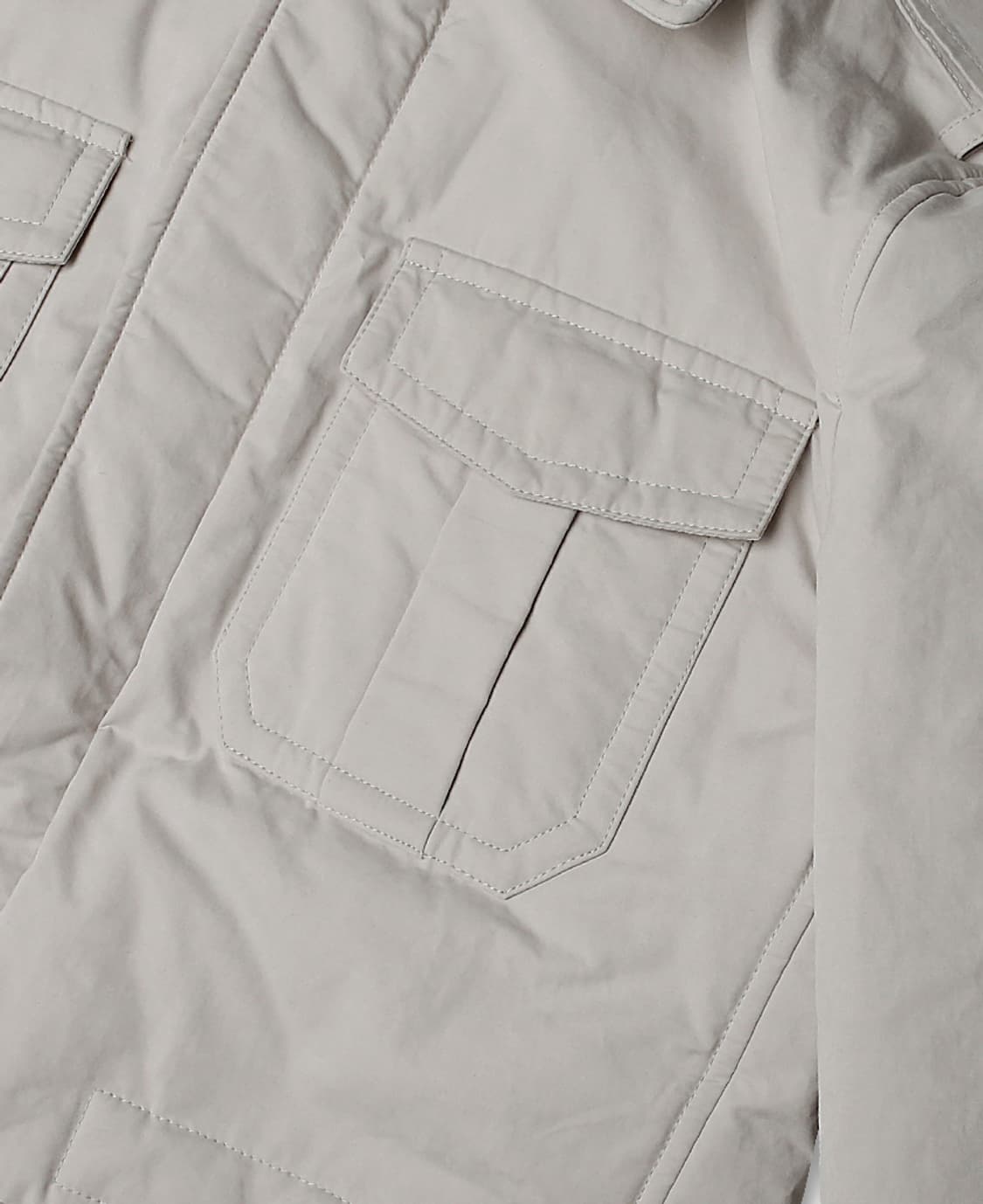 몬테도로 [Montedoro] 라이트 그레이 M-65 타입 다운 자켓 상품이미지4