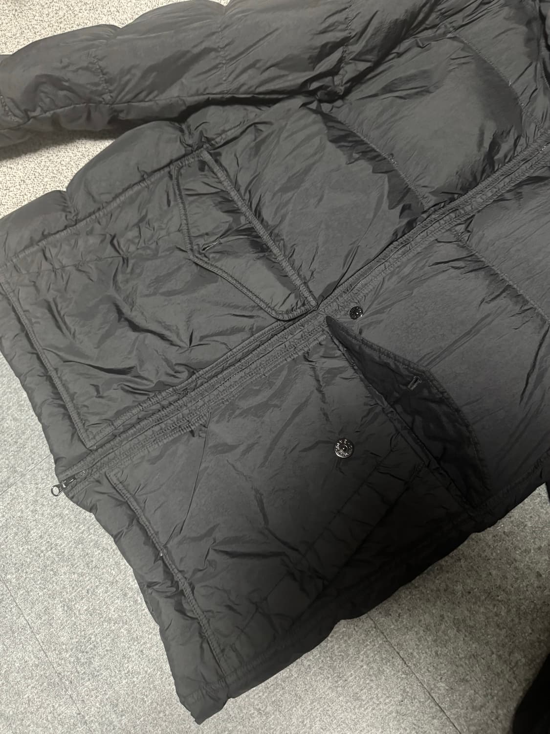 스톤아일랜드 크링클랩스 24fw XL 블랙 상품이미지5