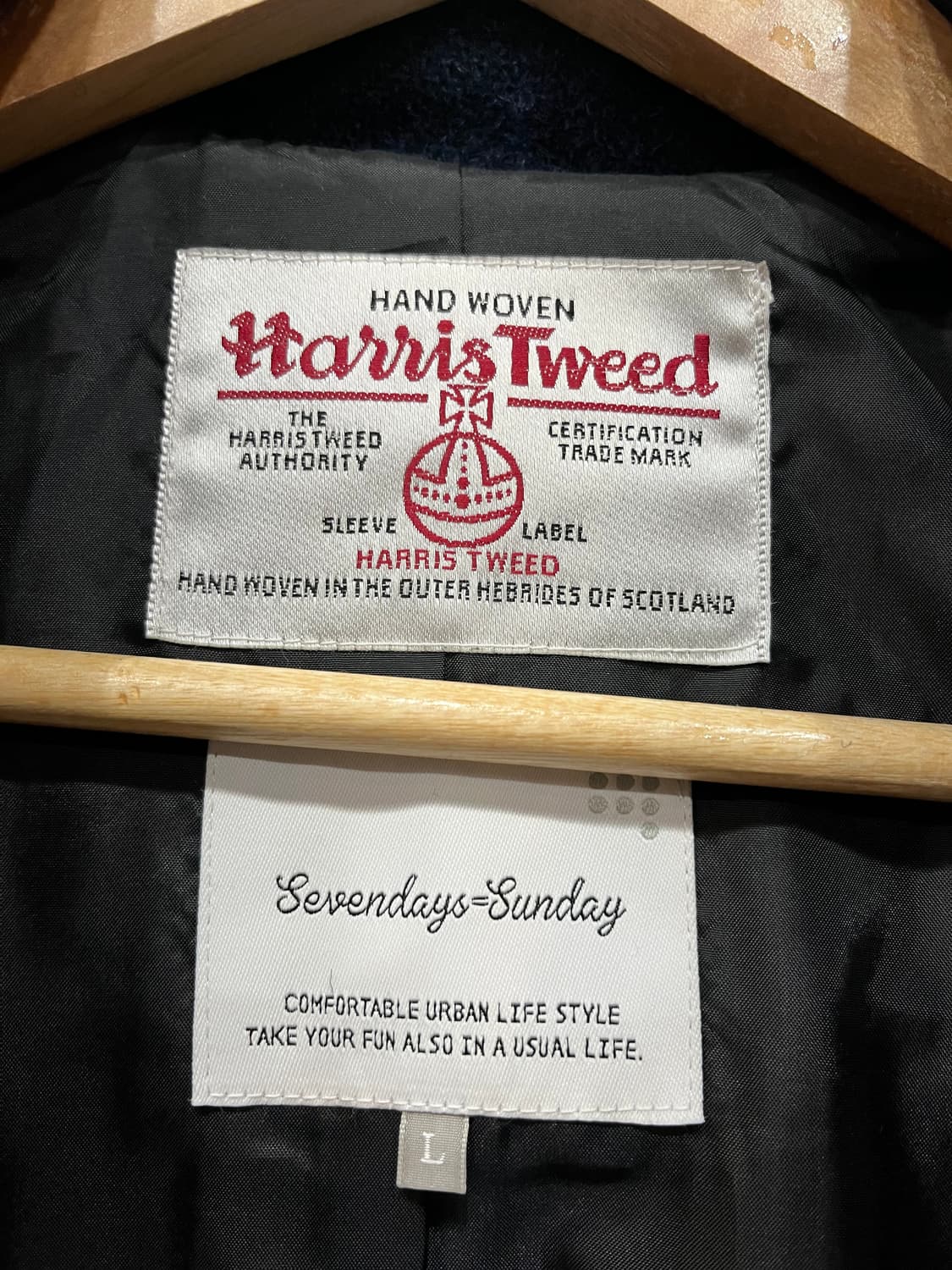 SEVENDAYS SUNDAY 헤리스 트위드 더플코트 상품이미지3