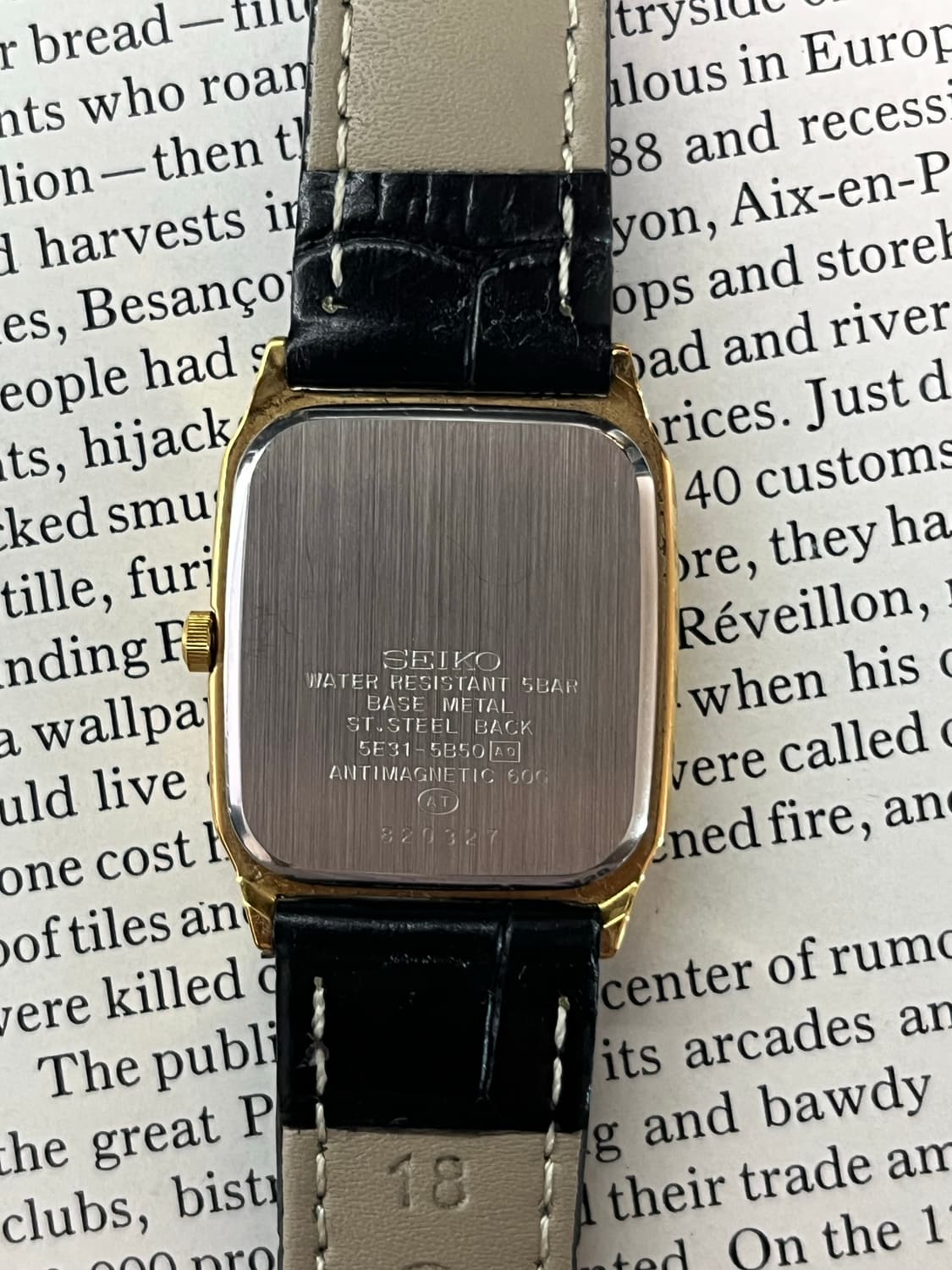 Seiko Quartz Spirit Tank 상품이미지4