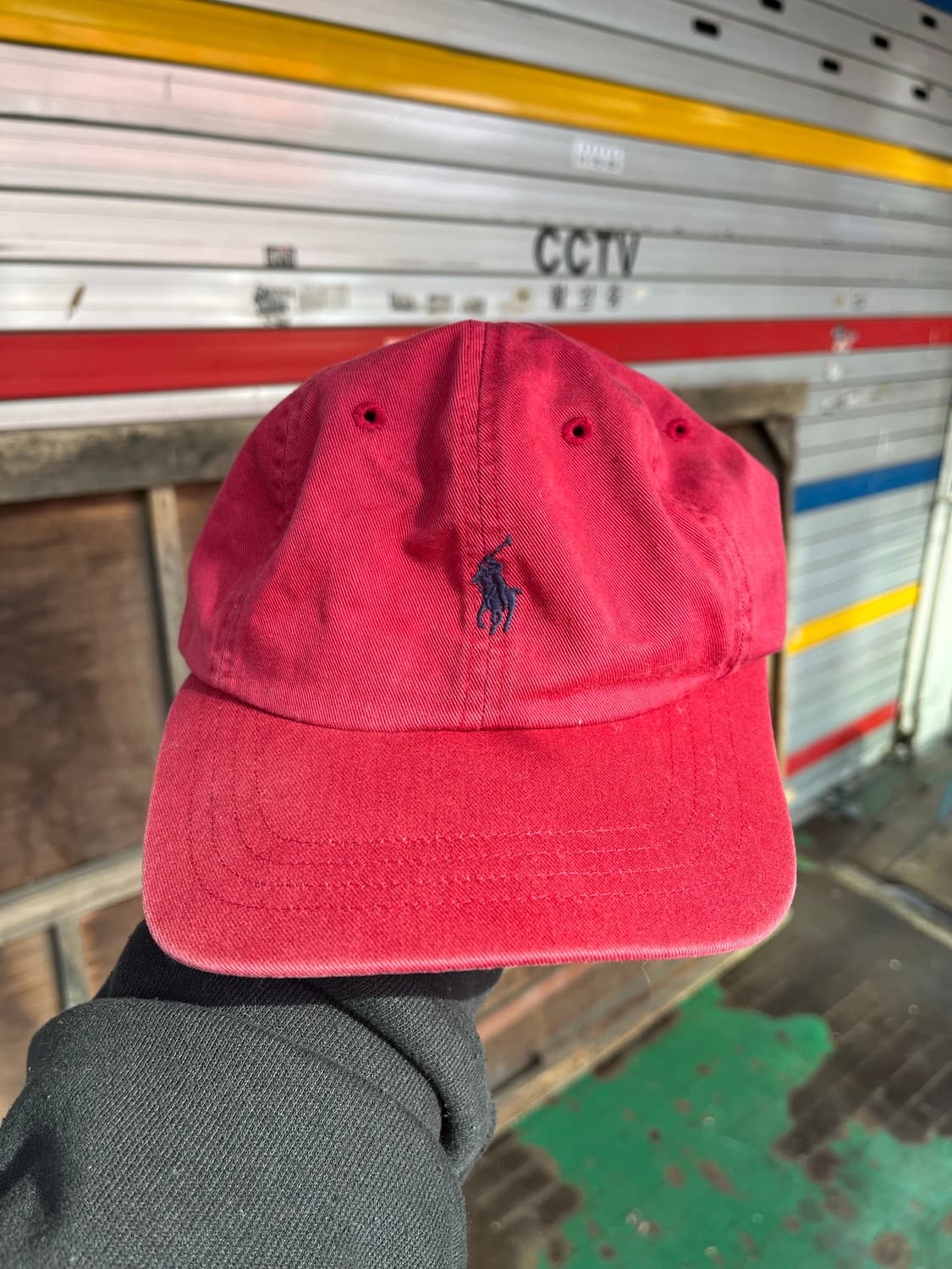 1990s Polo Ralph Lauren Red Faded Cap 상품이미지1