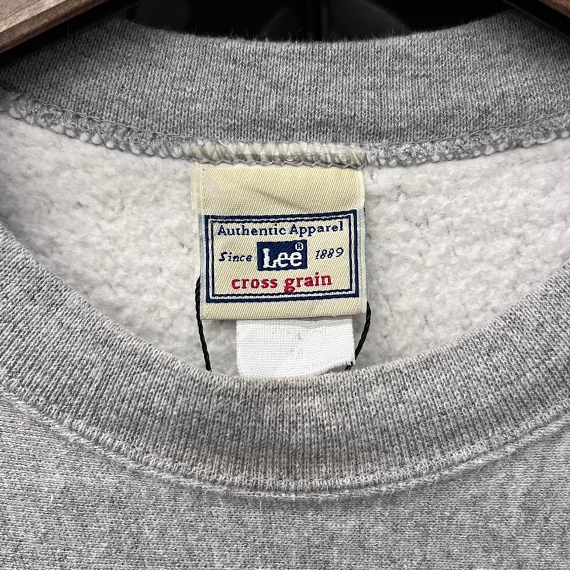 90s LEE 크로스 그레인 프린팅 리버스위브 스웻 맨투맨 상품이미지6