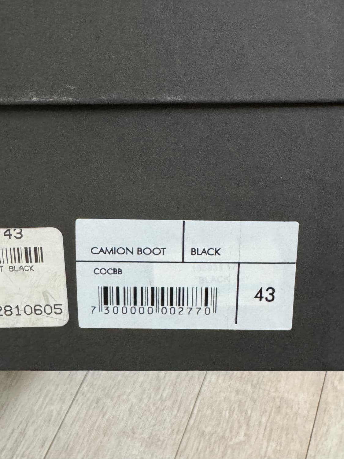 아워레가시 카미온 부츠 블랙 COCBB 상품이미지5