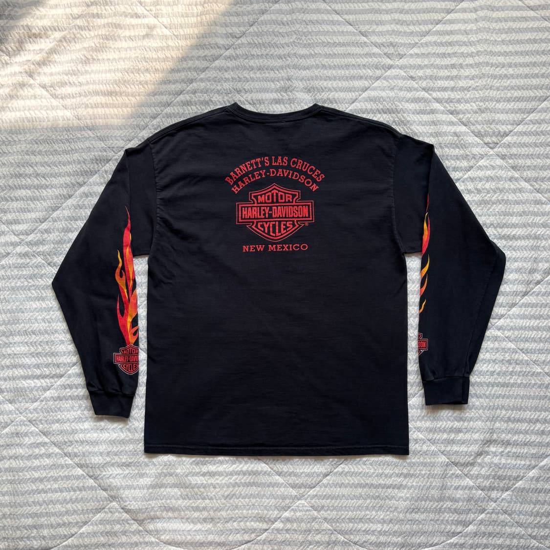 빈티지 할리데이비슨 플레임 롱슬리브 티셔츠 상품이미지2