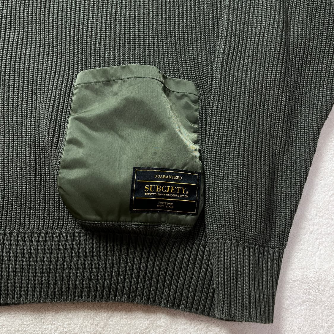 Subciety(서브사이어티) 밀리터리 니트(실측확인) 상품이미지3