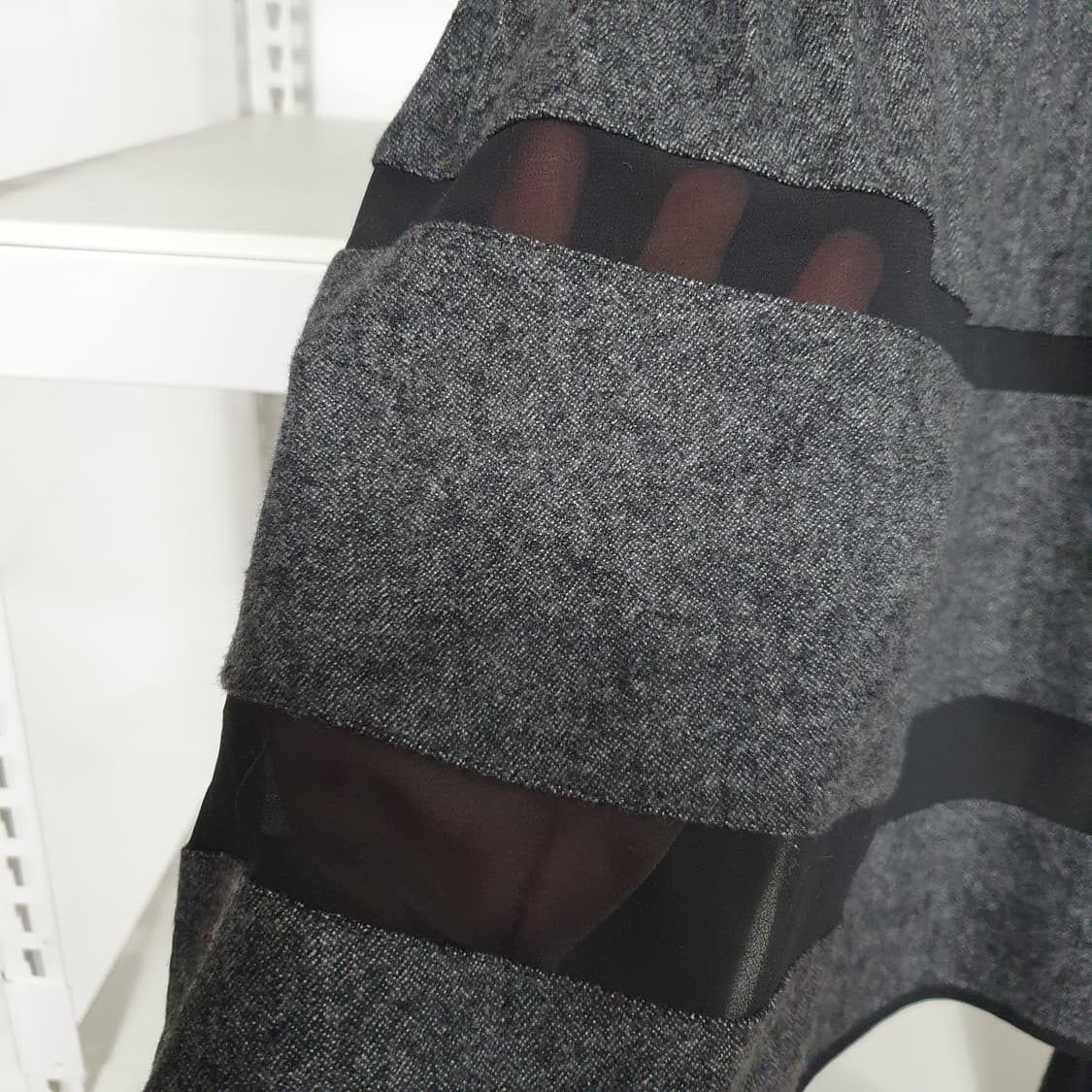 오즈세컨 모 플리츠 스커트 기모 치마레깅스 상품이미지5