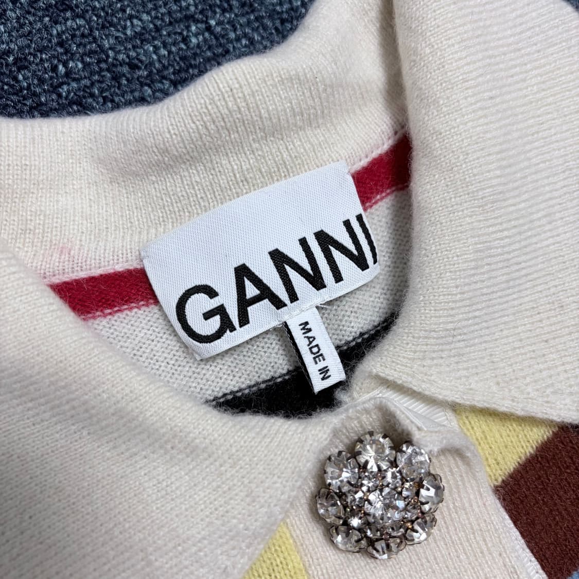 GANNI 캐시미어 폴로 셔츠 상품이미지4