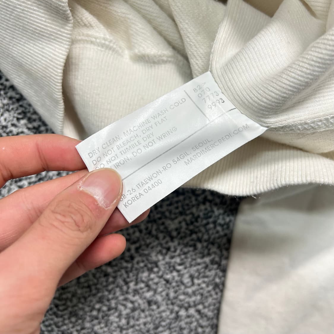 마르디(Mardi Mercredi) 플라워 코튼 맨투맨 상품이미지5