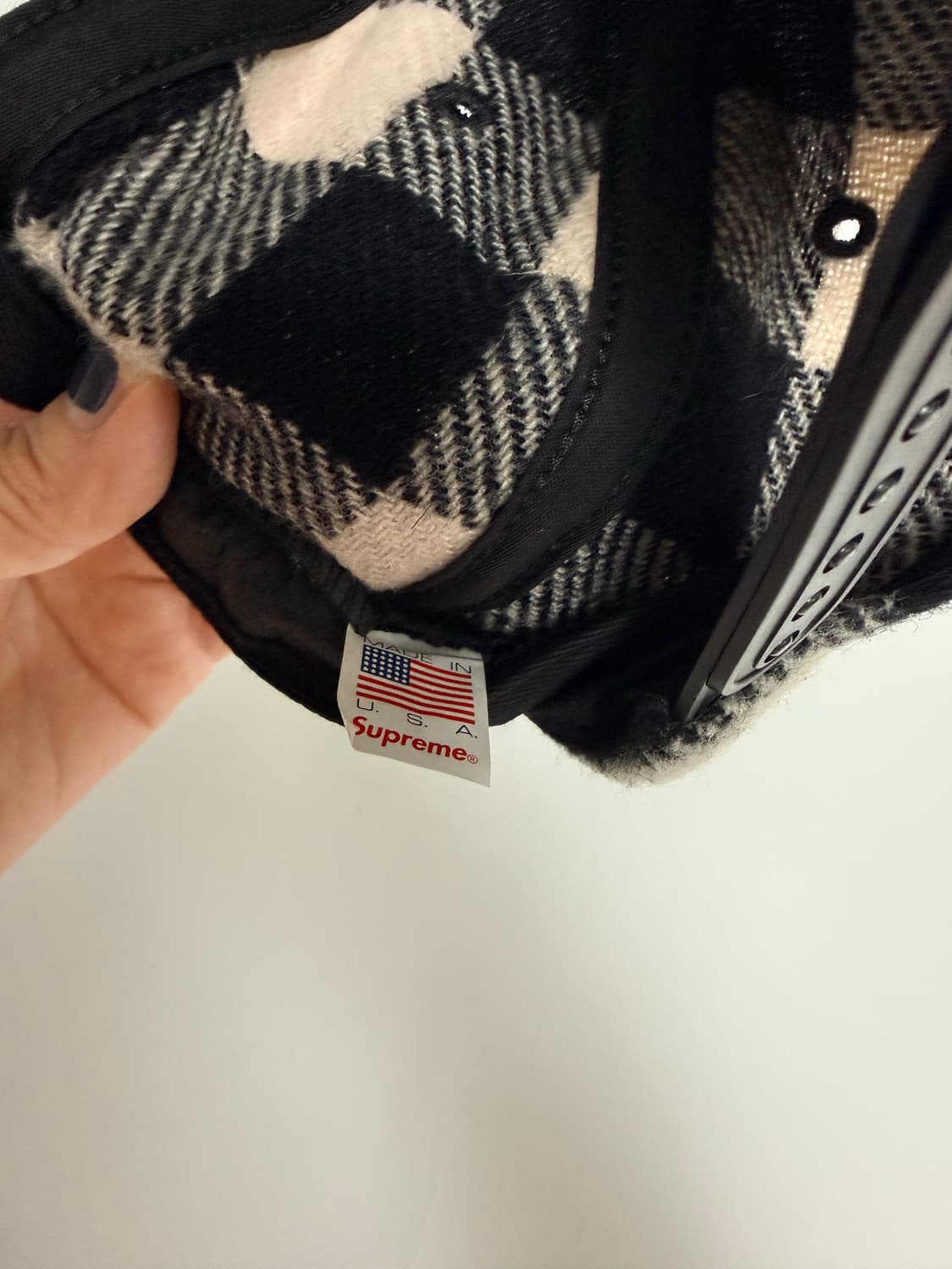 슈프림 울체크 캡 상품이미지7