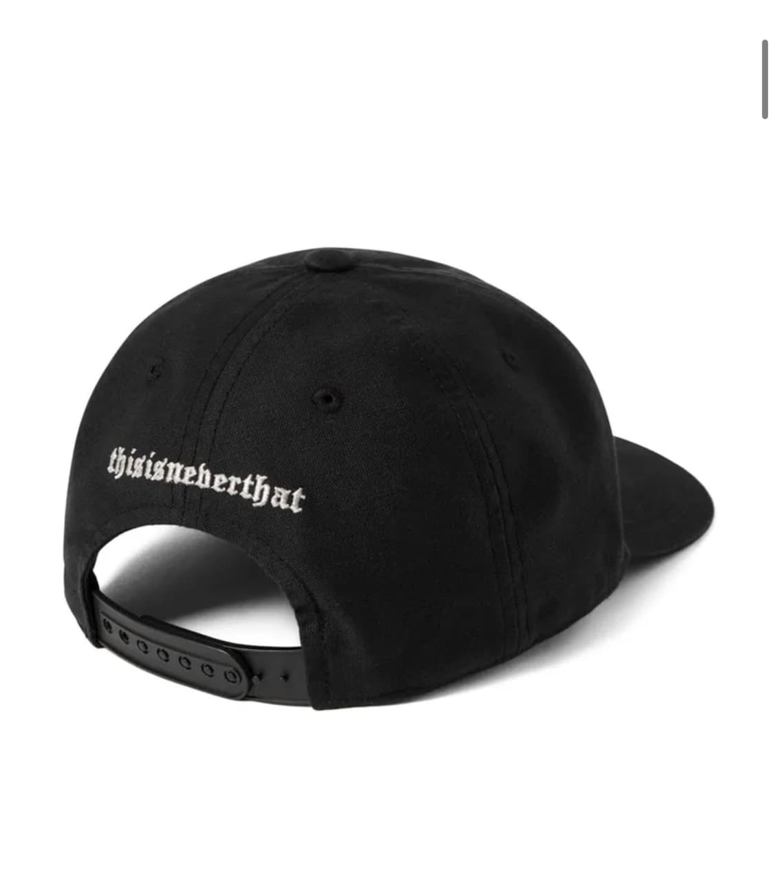 Washed Fortuna N-Logo Cap Black 상품이미지3