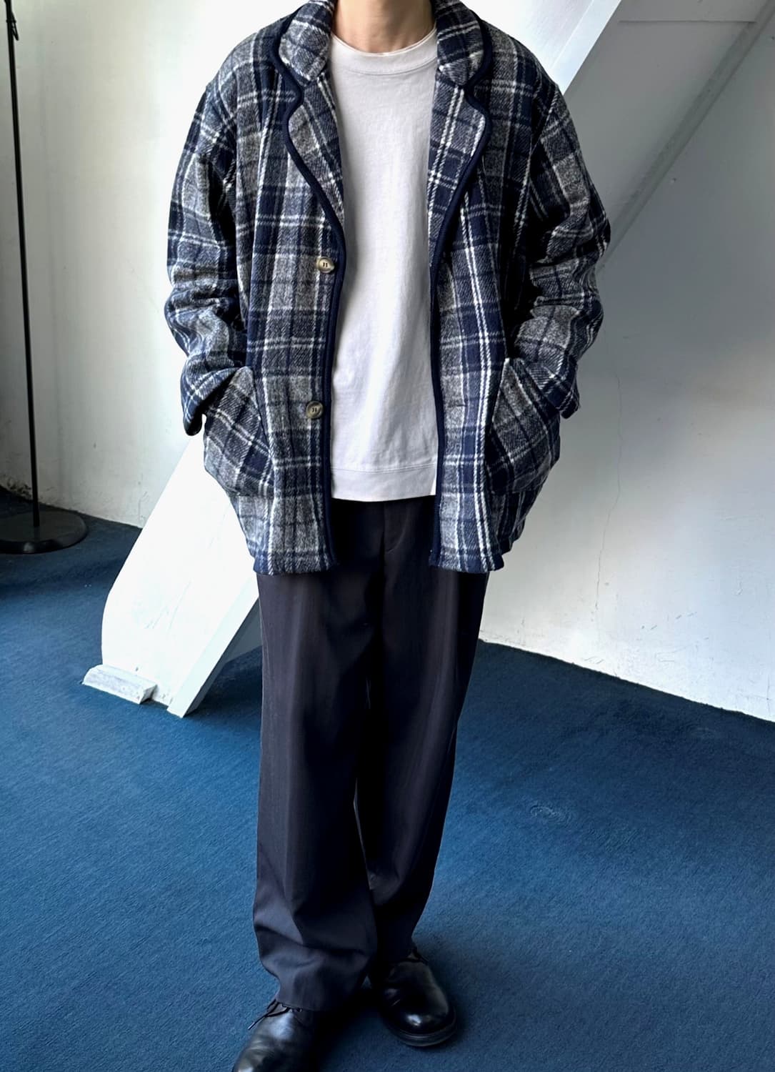 Brushed fabrci over  lounge jacket 상품이미지9