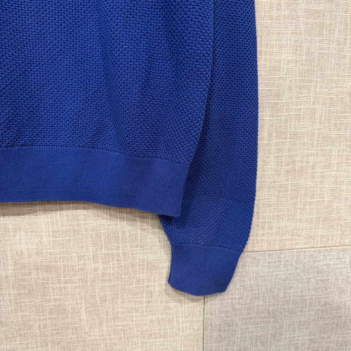 COS 코스 릴렉스드 코튼 니트 스웨터 M 블루 상품이미지5