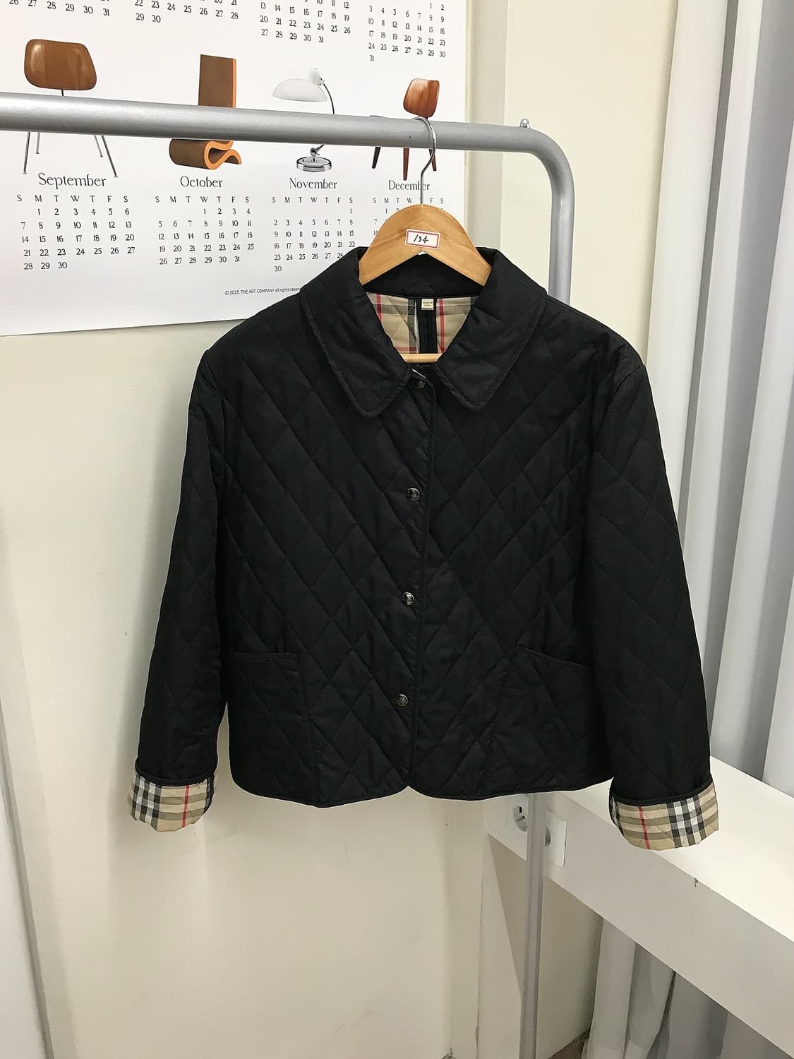 버버리 누빔 퀼팅 자켓 상품이미지1