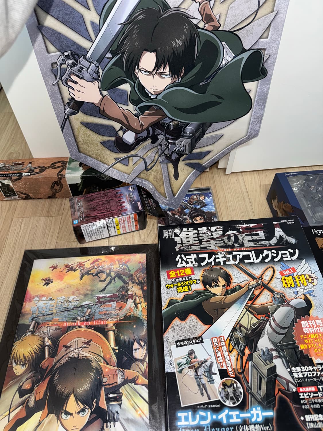 진격의 거인 에렌 리바이 피규어 굿즈 세트 상품이미지2