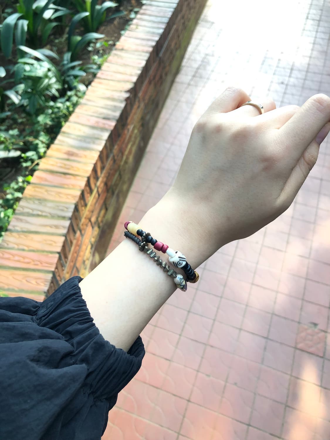 [휘마쿠마] 홍단안 남녀공용 팔찌 상품이미지5