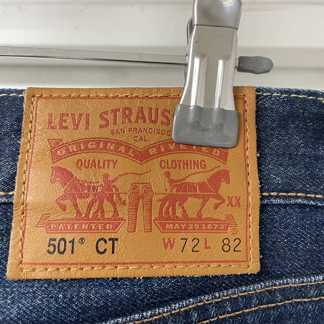 리바이스 501 데님 팬츠 W72 L82 상품이미지4