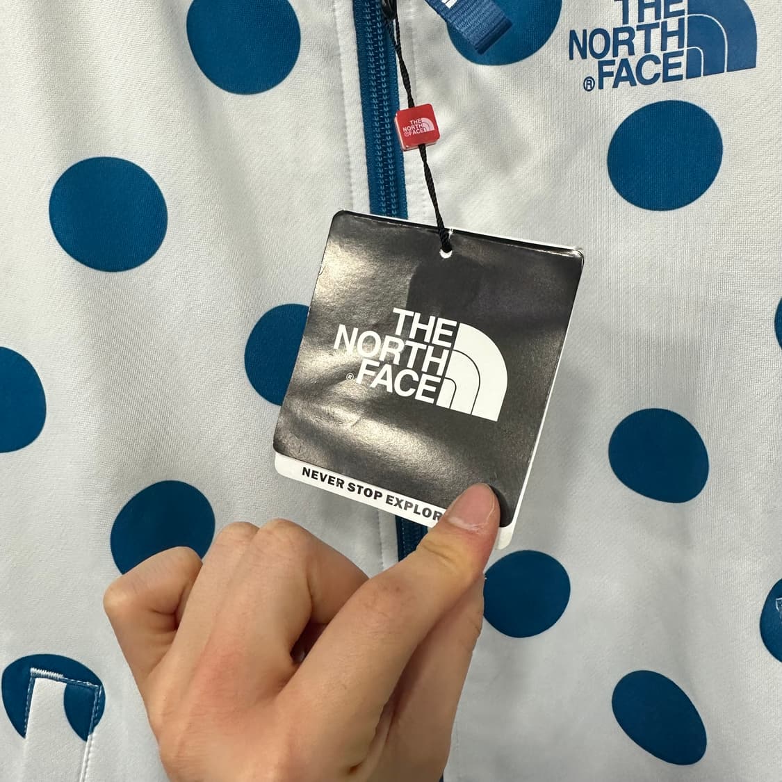 노스페이스 땡땡이 져지 상품이미지4