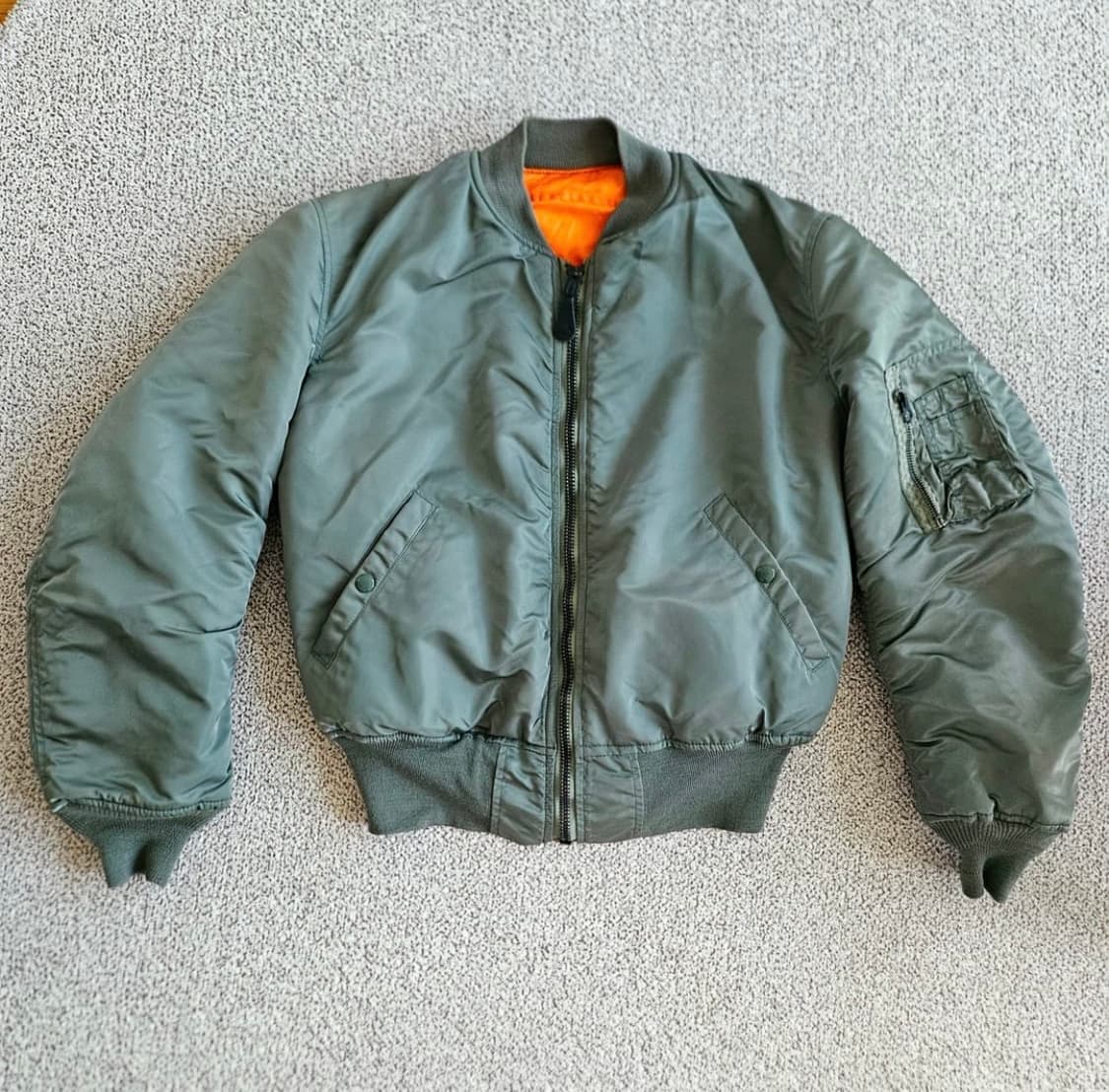 알파인더스트리 1968정밀복각 MA-1 상품이미지2