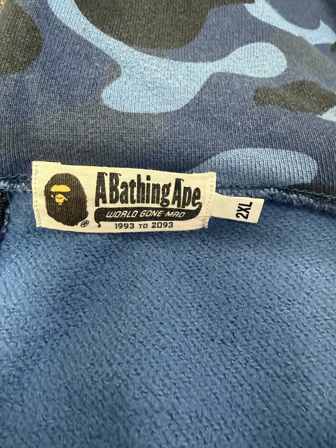 베이프 샤크후드 아수라 청흑 2xl 상품이미지7