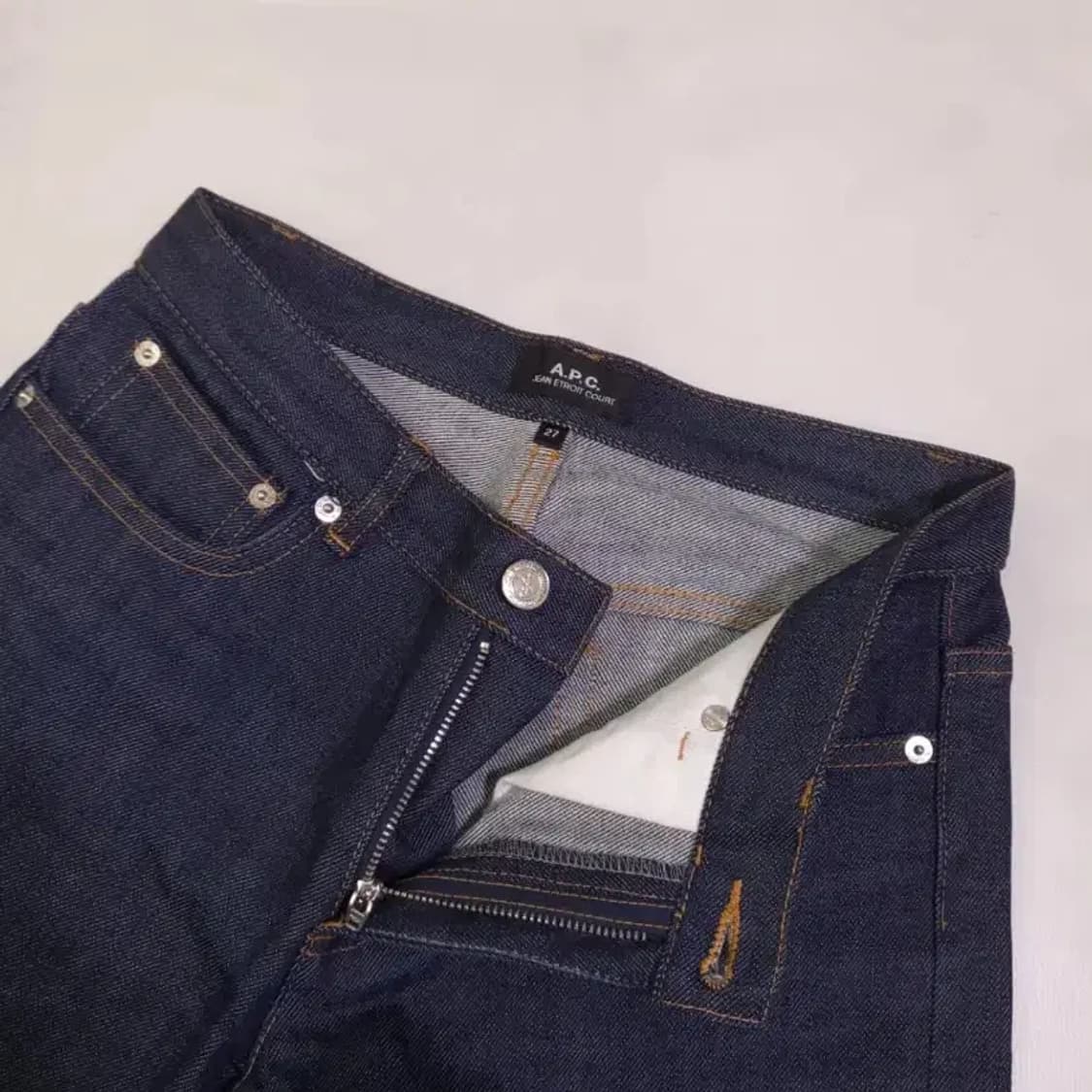 A.P.C. 아페쎄 진 생지 데님 27 / 슬림핏 크롭 기장 상품이미지10