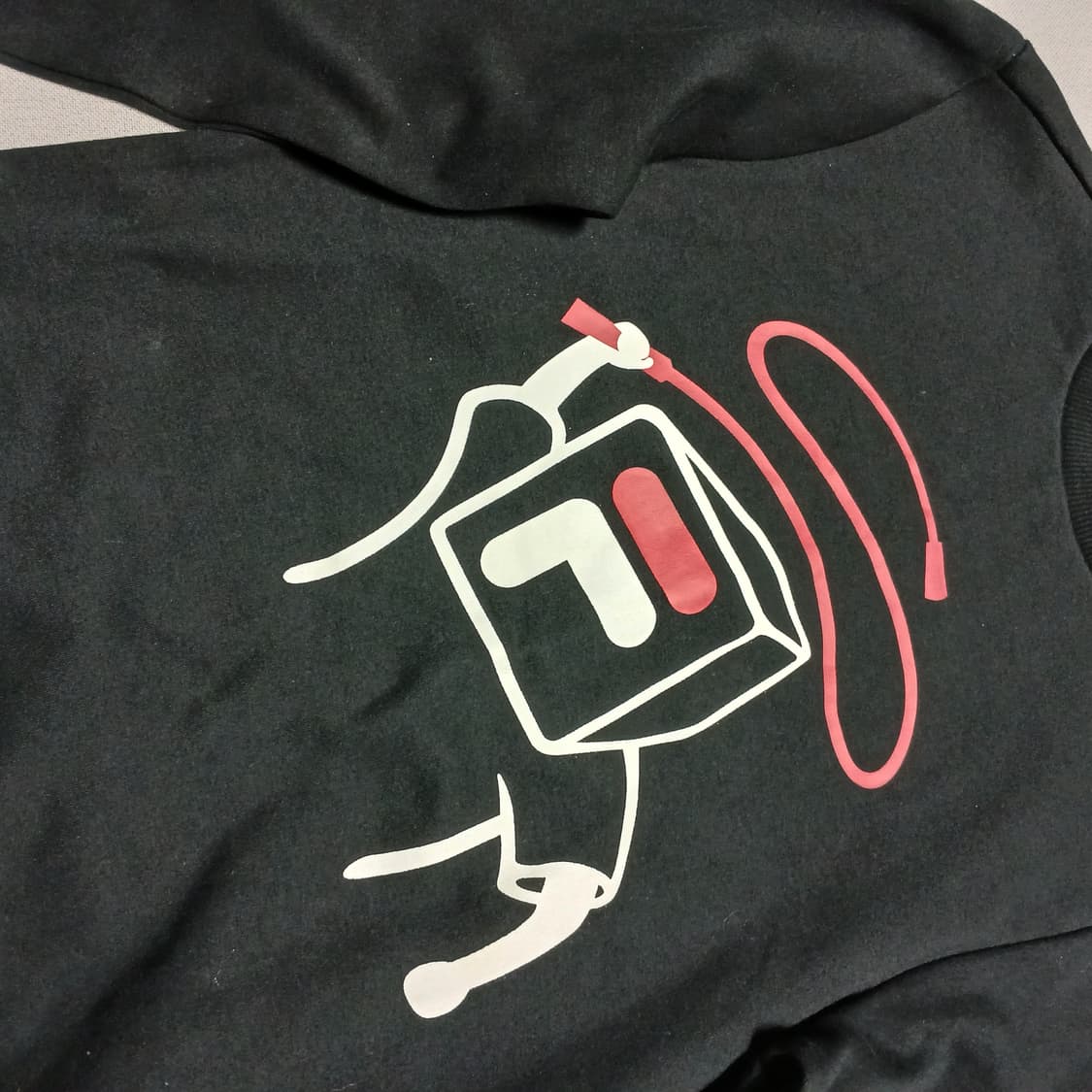 택붙은 우왁굳 우왁굳즈 휠라 스웻셔츠 맨투맨 한정판 상품이미지8