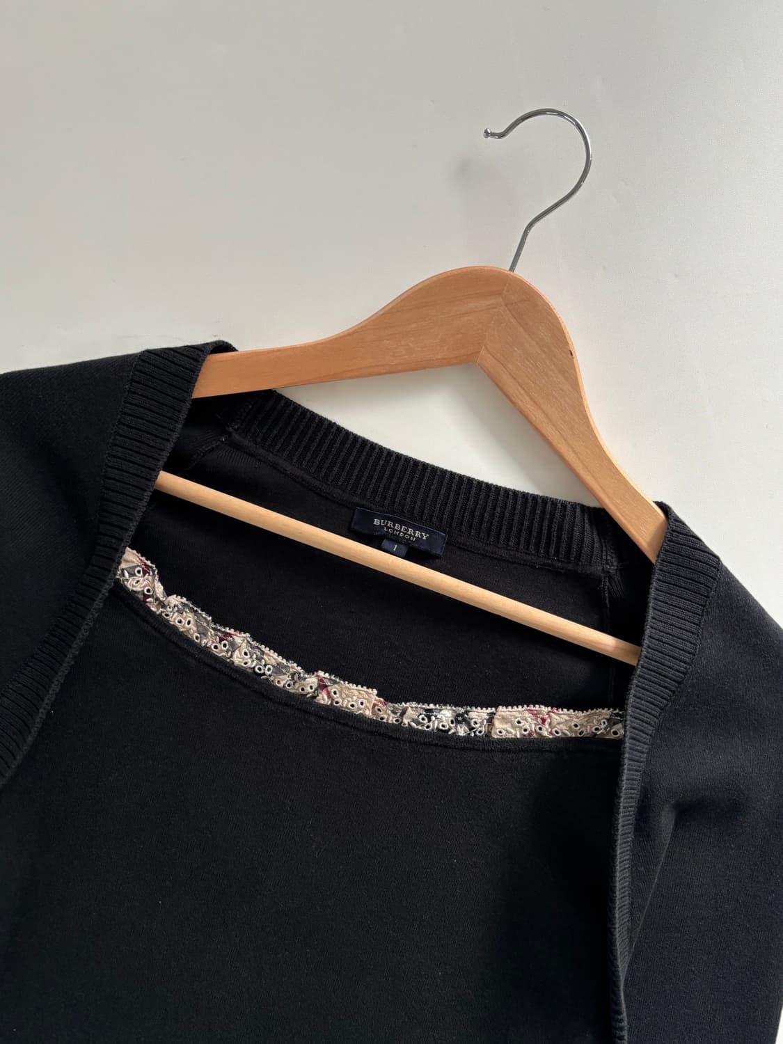 Burberry 버버리 블랙 레이어드 롱슬리브 상품이미지6