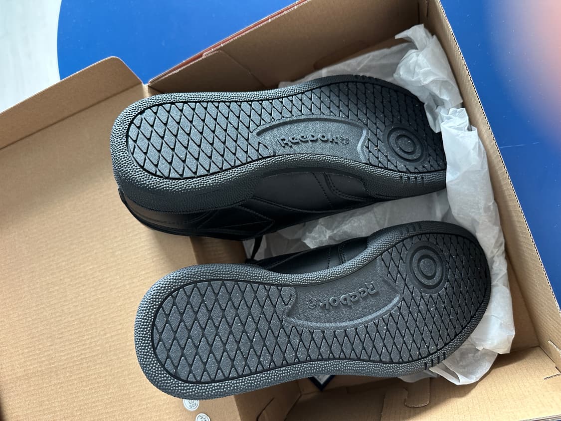 리복 클럽 C 85 블랙 레더 스니커즈 280 상품이미지2