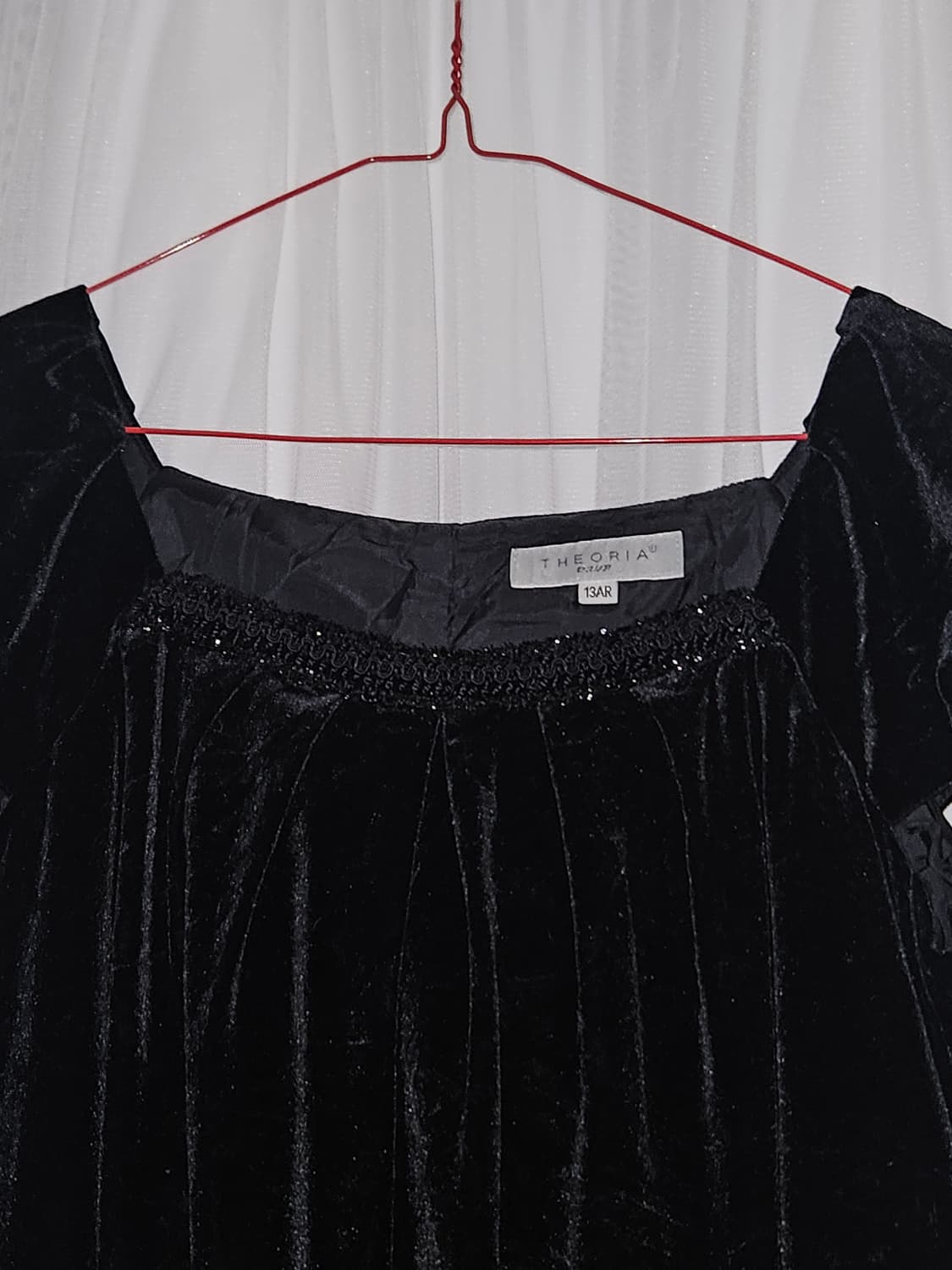 theoria 빈티지 벨벳 원피스 니혼진 공겜여주 히메갸루 고스 고딕 상품이미지2