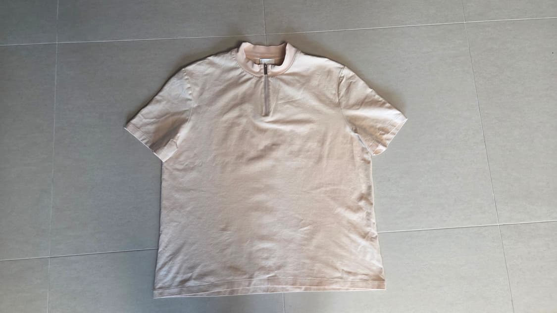 COS 코스 지퍼 모크넥 반팔 티셔츠 상품이미지3