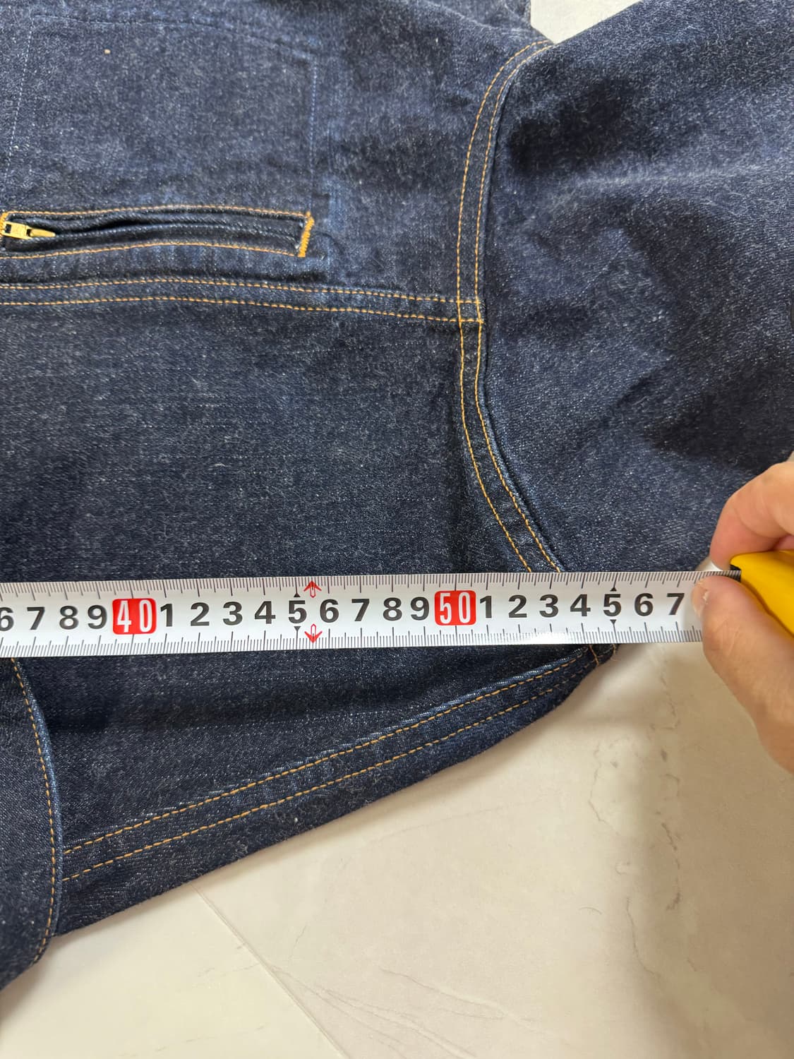 플랫헤드 바이커 워크 데님자켓 3xl 46사이즈 상품이미지4