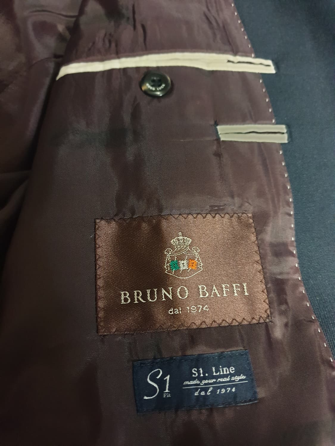 브루노바피 S1-라인 웰메이드 클래식 블레이저 네이비 (105) 상품이미지5