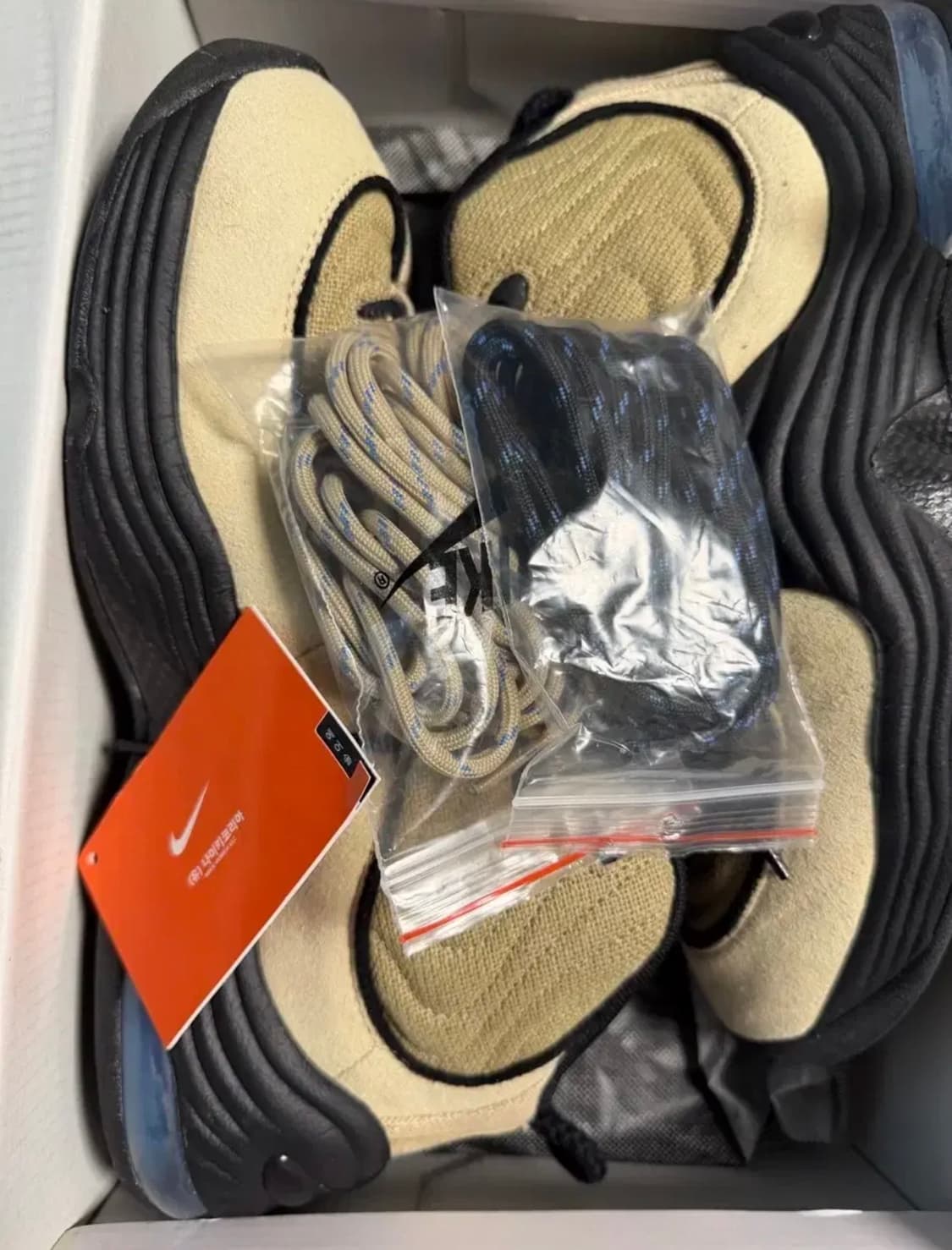 나이키 x 스투시 에어 페니 2 라탄 앤 라임스톤 275 상품이미지5